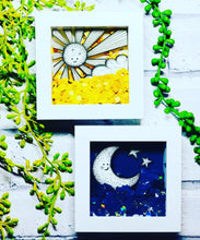 Load image into Gallery viewer, Confetti Frame with Original Artwork 12x12cms - Drawn to Order