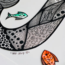 Load image into Gallery viewer, Bespoke Initial Artwork 30 x 40cms