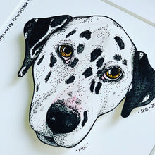 Load image into Gallery viewer, Bespoke Pet Portrait - Hand Drawn from a Photograph 23x23cms