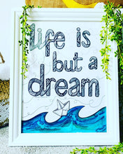 Load image into Gallery viewer, Bespoke Phrase Artwork 30 x 40cms