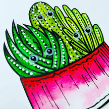 Load image into Gallery viewer, Have a Fancactus Birthday - Cactus Birthday Card - Pink Pot