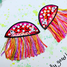 Load image into Gallery viewer, Have a Jelly Good Birthday - Orange Jellyfish - Original Artwork card
