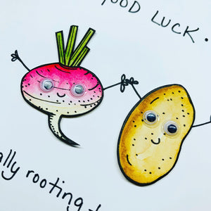 Good Luck Rooting For You - Good Luck card