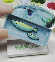 Load and play video in Gallery viewer, Tiny Shoal of Fish Artwork - Matchbox Message
