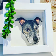 Load image into Gallery viewer, Bespoke Pet Portrait 12x12cms - Hand Drawn from a Photograph
