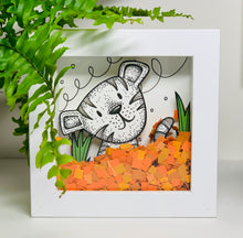 Load image into Gallery viewer, Confetti Frame with Original Artwork 12x12cms  - Drawn to Order
