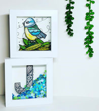 Load image into Gallery viewer, Confetti Frame with Original Artwork 12x12cms  - Drawn to Order
