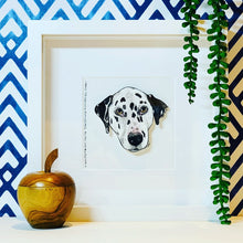 Load image into Gallery viewer, Bespoke Pet Portrait - Hand Drawn from a Photograph 23x23cms
