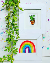 Load image into Gallery viewer, Miniature Rainbow Watercolour - Framed Artwork
