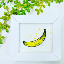 Load image into Gallery viewer, Miniature Banana Watercolour Artwork
