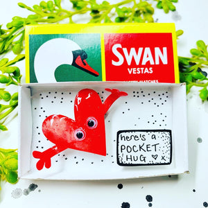 Pocket Hug Matchbox Message