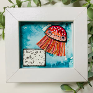 Miniature Jellyfish Artwork - Green