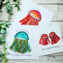 Load image into Gallery viewer, MEGA Jelly Card - Bespoke Jellyfish Card
