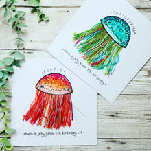 Load image into Gallery viewer, MEGA Jelly Card - Bespoke Jellyfish Card
